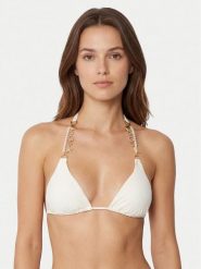 Guess Góra od bikini E6GJ00 KF412 Biały. Białe bikini damskie Guess, l, z aplikacjami. Za 349.99 zł.