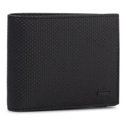 Portfel Lacoste. Czarne portfele męskie Lacoste, bez wzorów. Za 329.99 zł.