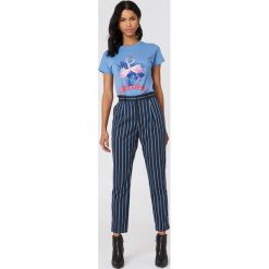 Baum und Pferdgarten Spodnie Neeta - Blue,Multicolor,Navy. Niebieskie spodnie materiałowe damskie Baum und Pferdgarten, z lyocellu. W wyprzedaży za 224.69 zł.