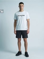 Szorty sportowe Active - szary. Szare krótkie spodenki sportowe męskie Sinsay, l, bez wzorów. Za 39.99 zł.