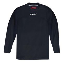 Koszulka treningowa do hokeja dla dorosłych 5000 ml, czarna, rozmiar L. Czarne koszulki sportowe męskie CCM, l, bez wzorów, z materiału, bez kołnierzyka, bez ramiączek. Za 178.00 zł.