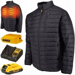 KURTKA PODGRZEWANA DEWALT M. Kurtki męskie Dewalt, m, bez wzorów, bez kaptura. Za 535.90 zł.