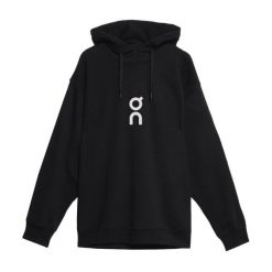 Bluza męska On Club Hoodie. Czarne bluzy męskie On Running, l, bez wzorów, z bawełny, bez kaptura. Za 638.60 zł.