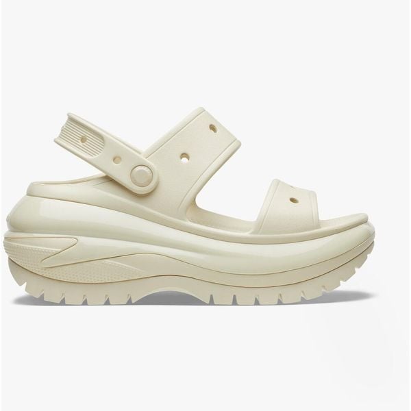 Sandały damskie Crocs Mega Crush. Białe klapki damskie Crocs, bez wzorów. Za 239.99 zł.