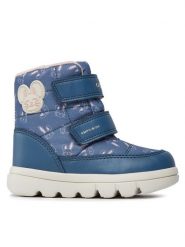Geox Śniegowce B Willaboom Girl B A B365AC 000MN C4005 S Niebieski. Niebieskie buty zimowe dziewczęce Geox, ze skóry, bez zapięcia. Za 699.99 zł.