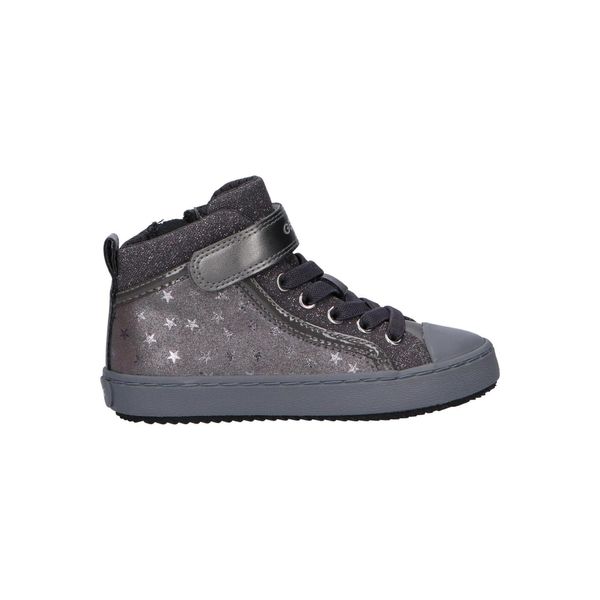 Tenisówki Geox Model J Kalispera Girl I Kolor Srebrny. Szare buty sportowe dziewczęce Geox, bez wzorów, bez zapięcia. Za 159.99 zł.