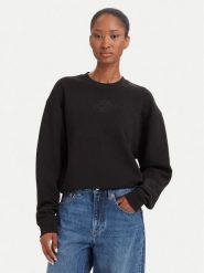 HUGO Bluza Daxandria_1 50566693 Czarny Relaxed Fit. Czarne bluzy damskie Hugo, xs, bez wzorów, z bawełny, bez kaptura. Za 594.99 zł.