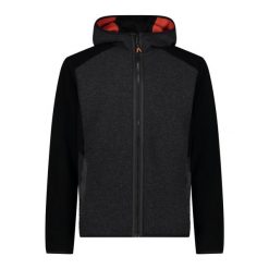 Kurtka z kapturem wełniana CMP. Brązowe kurtki sportowe męskie CMP, bez wzorów, z wełny, trekkingowe. Za 653.50 zł.