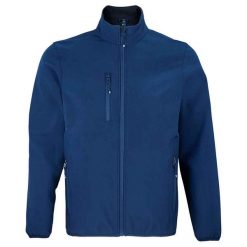 Męska Kurtka Soft Shell Falcon. Niebieskie kurtki sportowe męskie SOL'S, m, bez wzorów, trekkingowe. Za 284.99 zł.