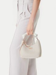 Guess Torebka Mirema HWWG96 31010 Biały. Białe torebki do ręki damskie Guess, z aplikacjami, ze skóry, bez dodatków. Za 369.99 zł.