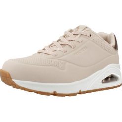 Buty do chodzenia damskie Skechers Uno Shimmer Away. Brązowe obuwie sportowe damskie Skechers, bez wzorów, z syntetyku, trekkingowe, Skechers Sport. W wyprzedaży za 338.50 zł.