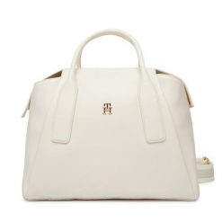 Torebka Tommy Hilfiger. Białe torebki do ręki damskie Tommy Hilfiger, bez wzorów, klasyczne, bez dodatków. Za 649.99 zł.