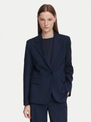 Weekend Max Mara Marynarka Lamine 2625046081 Granatowy Regular Fit. Niebieskie żakiety damskie Weekend Max Mara, bez wzorów, z wełny. Za 1,834.00 zł.