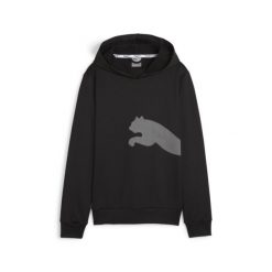 Bluza damska PUMA Big Cat French Terry Hoodie. Czarne bluzy damskie Puma, m, bez wzorów, bez kaptura, do biegania. Za 199.99 zł.