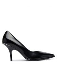 PINKO Szpilki Lady 11 SD0611P001 Czarny. Czarne szpilki damskie Pinko, bez wzorów, ze skóry, bez obcasa, bez zapięcia. Za 999.99 zł.