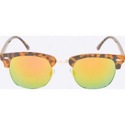 Jack & Jones - Okulary Marco. Brązowe okulary przeciwsłoneczne męskie Jack & Jones, z materiału. W wyprzedaży za 39.90 zł.