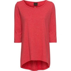 Shirt bonprix czerwony. Czerwone bluzki damskie bonprix, bez wzorów, z dzianiny, bez kołnierzyka. Za 44.99 zł.