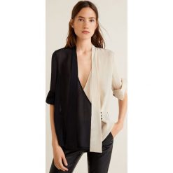 Mango - Bluzka Bicolor. Bluzki damskie marki Mango. W wyprzedaży za 39.90 zł.