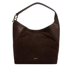 Torebka Furla. Brązowe torebki do ręki damskie Furla, bez wzorów, klasyczne, bez dodatków. Za 1,839.00 zł.