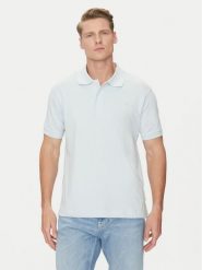 Guess Jeans Polo M4BP29 KCJV1 Błękitny Regular Fit. Niebieskie koszulki polo męskie Guess Jeans, m, z aplikacjami, z bawełny, bez ramiączek. Za 139.99 zł.