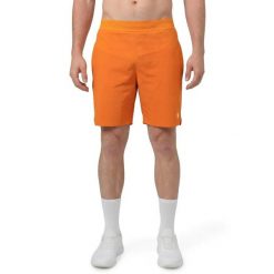 Męskie techniczne spodenki tenisowe Siroko Velozix Orange. Brązowe szorty męskie SIROKO, m, bez wzorów, z materiału. Za 260.00 zł.