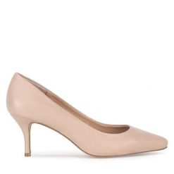 Szpilki Lasocki. Brązowe szpilki damskie Lasocki, bez wzorów, bez obcasa, bez zapięcia. Za 219.99 zł.