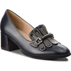 Półbuty GABOR - 81.201.36 Ocean. Niebieskie półbuty damskie Gabor, z materiału, eleganckie. W wyprzedaży za 399.00 zł.