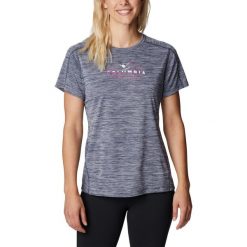 Koszulka sportowa z krótkim rękawem W Zero Rules Graphic Crew. Czerwone koszulki sportowe damskie Columbia, s, bez wzorów, bez kołnierzyka, bez ramiączek. Za 199.00 zł.