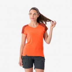 Koszulka trekkingowa damska z krótkim rękawem Simond Merino Resist. Brązowe koszulki sportowe damskie SIMOND, l, bez wzorów, z elastanu, bez kołnierzyka, bez ramiączek, trekkingowe. Za 149.99 zł.