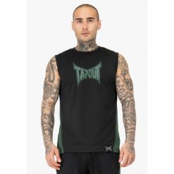 Tank top Tapout Functional. Czarne t-shirty męskie TAPOUT, l, bez wzorów, z poliesteru, sportowe, bez kołnierzyka. Za 152.00 zł.