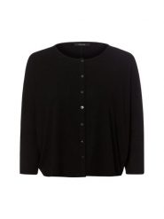 Opus koszulka z długim rękawem - Sigefi Kobiety wiskoza czarny, S. Czarne t-shirty damskie Opus, s, bez wzorów, z tkaniny, bez kołnierzyka. Za 299.95 zł.