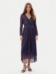 Pepe Jeans Sukienka codzienna Althea PL953637 Fioletowy Regular Fit. Fioletowe sukienki damskie Pepe Jeans, na co dzień, m, bez wzorów, z jeansu, bez kołnierzyka, bez ramiączek, proste. Za 429.99 zł.