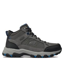 Trapery Skechers. Szare śniegowce i trapery męskie Skechers, bez zapięcia. Za 319.99 zł.