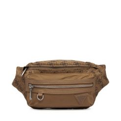 Nerka Guess. Brązowe saszetki męskie Guess, młodzieżowe, małe. Za 369.99 zł.