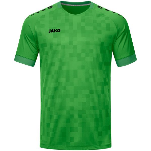 Jersey Jako Pixel. Zielone koszulki sportowe męskie Jako, bez wzorów, z jersey, bez kołnierzyka, bez ramiączek, do piłki nożnej. Za 211.00 zł.