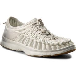 Sandały KEEN - Uneek 02 1017059 White/Harvest Gold. Białe klapki damskie Keen, bez wzorów, z materiału, sportowe, bez obcasa. W wyprzedaży za 269.00 zł.