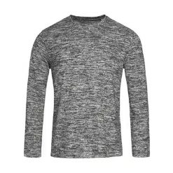 Męska Dzianinowa Bluza Z Długim Rękawem. Fioletowe bluzy męskie Stedman, m, bez wzorów, z dzianiny, bez kaptura. Za 100.99 zł.