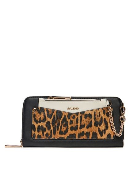 Aldo Portfel Esai 14143754 Czarny. Czarne portfele damskie Aldo, bez wzorów, ze skóry. Za 99.99 zł.