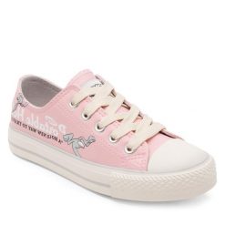 Trampki Looney Tunes. Czerwone półbuty dziewczęce looney tunes, bez wzorów, bez zapięcia. Za 89.99 zł.