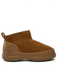 Moon Boot Śniegowce Luna Low Suede Boot 80D2480040 Brązowy. Brązowe śniegowce i trapery damskie Moon Boot, ze skóry. Za 809.99 zł.