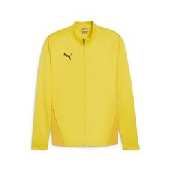 Kurtka z dresu Puma TeamGoal. Żółte kurtki męskie Puma, xl, bez wzorów, z dresówki, sportowe, bez kaptura. Za 229.00 zł.