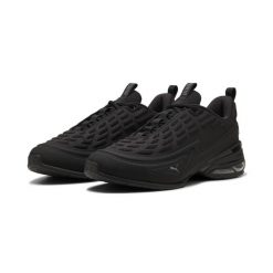 Sneakersy unisex Meza PUMA Black Cool Dark Gray. Czarne obuwie sportowe damskie Puma, bez wzorów, trekkingowe. Za 379.99 zł.