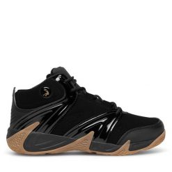 Sneakersy SHAQ. Czarne trampki i tenisówki chłopięce Shaq, bez wzorów, bez zapięcia. Za 159.99 zł.