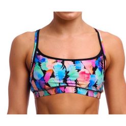 Strój dwuczęściowy Funkita Sports Top Tickle Torture - góra od bikini. Topy damskie FUNKITA, m, bez wzorów, bez kołnierzyka, bez ramiączek. Za 139.00 zł.