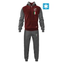 Dres z bluzą z kapturem Givova Italia 100. Brązowe bluzy męskie Givova, m, bez wzorów, z bawełny, z kapturem, na fitness i siłownię. Za 290.99 zł.