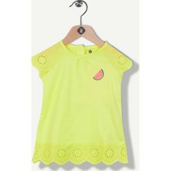 Tunika w kolorze żółtym. Bluzki dla dziewczynek marki bonprix. W wyprzedaży za 32.95 zł.