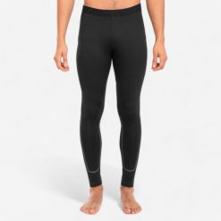 Legginsy termiczne piłkarskie Kipsta Keepcomfort 100. Czarne legginsy sportowe męskie KIPSTA, xs, bez wzorów, z elastanu, do koszykówki. Za 59.99 zł.