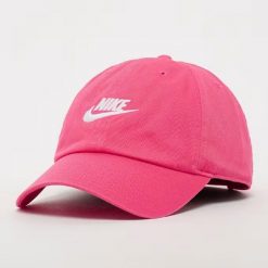 Czapka z daszkiem Nike Club Futura Wash Pink/Sail - FB5368-629. Czerwone czapki i kapelusze damskie Nike, bez wzorów. Za 113.85 zł.
