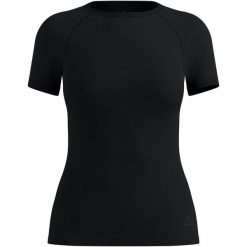 Koszulka damska ODLO BL TOP crew neck s/s PERFORMANCE X-LIGHT. Czarne koszulki sportowe damskie Odlo, s, bez wzorów, sportowe, bez kołnierzyka. Za 209.99 zł.
