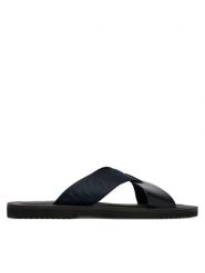 Emporio Armani Klapki X4P124 XN787 MB007 Granatowy. Niebieskie klapki męskie Emporio Armani, ze skóry. Za 1,019.00 zł.